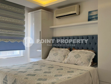 Небольшая стильная квартира 1+1, общей площадью 55 м2, в 200 метрах от благоустроенного песчаного пляжа и набережной.-id-4340-фото-5