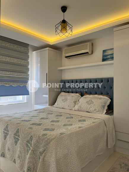 Небольшая стильная квартира 1+1, общей площадью 55 м2, в 200 метрах от благоустроенного песчаного пляжа и набережной.-id-4340-фото-5