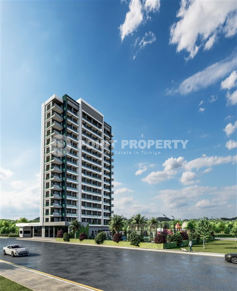 Двухкомнатные квартиры с площадью 61 - 70 м2 в строящемся высотном здании, Мерсин-id-4341-фото-7