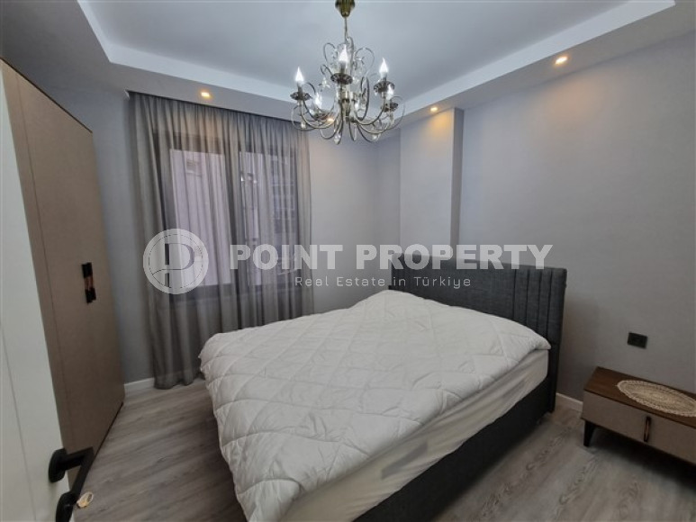 Новая комфортабельная квартира с современным дизайном в 350 метрах от моря в экологически чистом районе Тосмур.-id-4346-фото-3