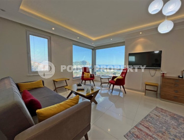 Просторный панорамный дуплекс 3+1 в 500 метрах от пляжа и набережной в самом центре Аланьи.-id-4348-фото-2