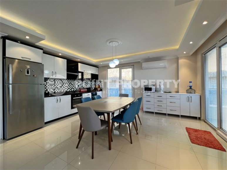 Просторный панорамный дуплекс 3+1 в 500 метрах от пляжа и набережной в самом центре Аланьи.-id-4348-фото-3