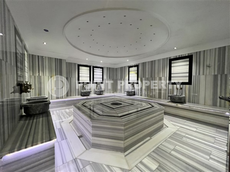 Просторный панорамный дуплекс 3+1 в 500 метрах от пляжа и набережной в самом центре Аланьи.-id-4348-фото-17