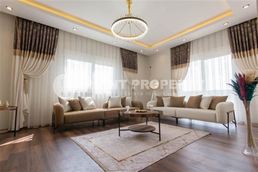 Роскошная квартира 104 м2 с двумя балконами и мебелью, район Демирташ-id-4354-фото-8