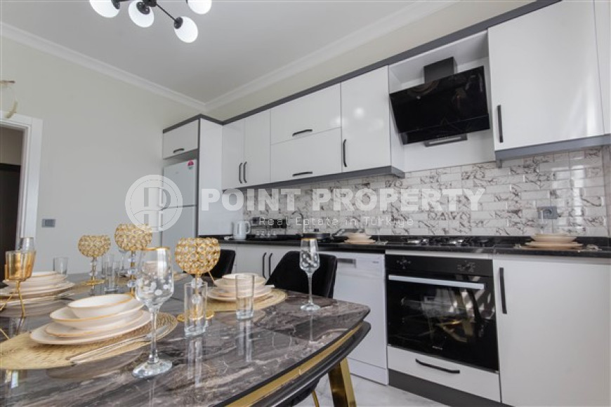 Роскошная квартира 104 м2 с двумя балконами и мебелью, район Демирташ-id-4354-фото-10