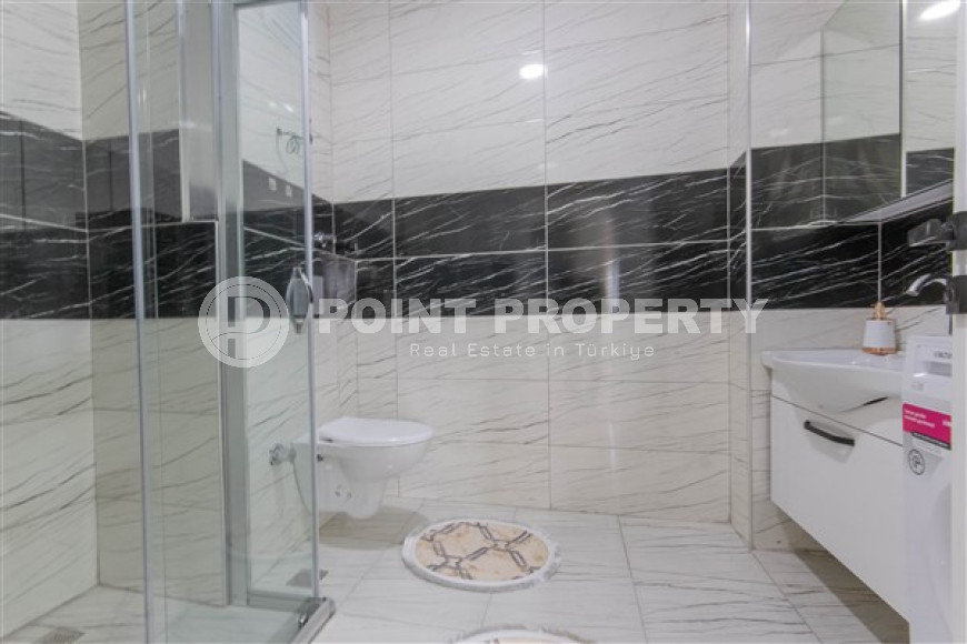 Роскошная квартира 104 м2 с двумя балконами и мебелью, район Демирташ-id-4354-фото-11