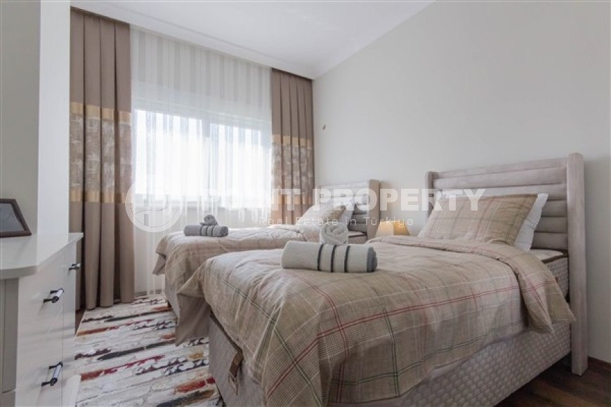 Роскошная квартира 104 м2 с двумя балконами и мебелью, район Демирташ-id-4354-фото-12