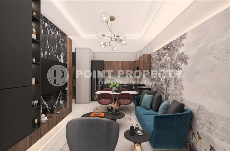 Современные апартаменты 55 м2 в строящейся резиденции, район Махмутлар-id-4356-фото-2