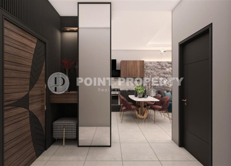 Современные апартаменты 55 м2 в строящейся резиденции, район Махмутлар-id-4356-фото-5