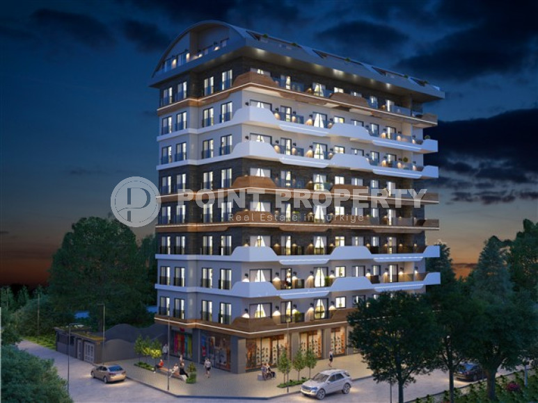 Современные апартаменты 55 м2 в строящейся резиденции, район Махмутлар-id-4356-фото-8