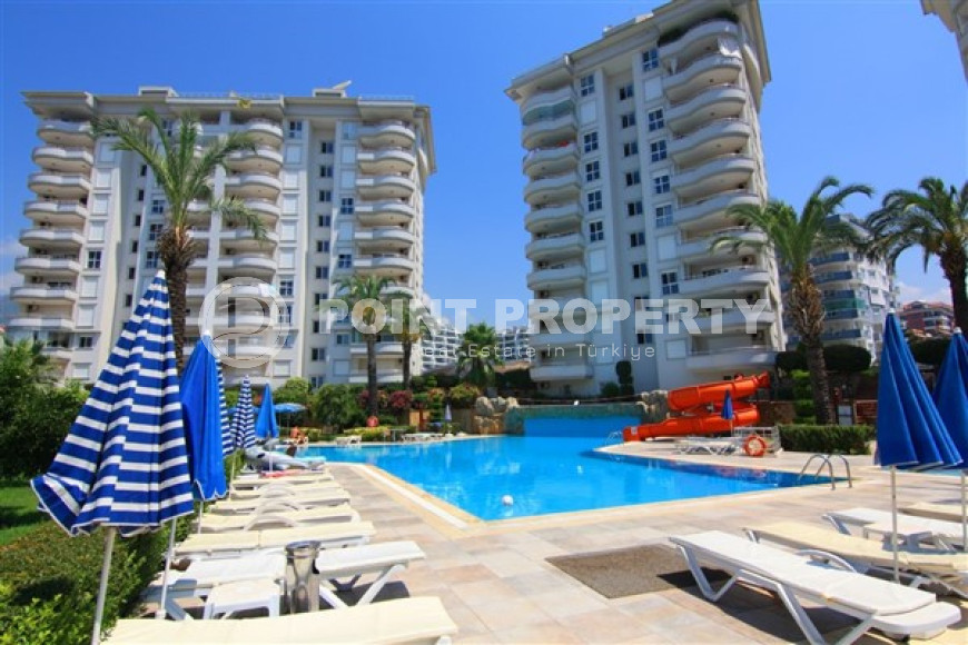 Spacious apartment 135 m2 with two balconies and furniture, 700 meters from the seashore in the Cikcilli area-id-4358-photo-2