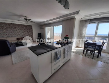 Spacious apartment 135 m2 with two balconies and furniture, 700 meters from the seashore in the Cikcilli area-id-4358-photo-3