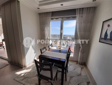 Spacious apartment 135 m2 with two balconies and furniture, 700 meters from the seashore in the Cikcilli area-id-4358-photo-4