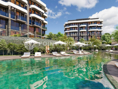 Квартира с одной спальней, 61м², в новом элитном комплексе на этапе ввода в эксплуатацию в Каргыджаке, Алания-id-1361-фото-2