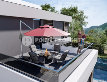 Выгодное предложение от застройщика - дуплекс с собственным бассейном и садом на завершающем этапе строительства.-id-4367-фото-2