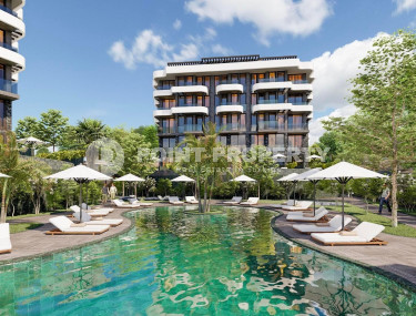 Квартира с одной спальней, 61м², в новом элитном комплексе на этапе ввода в эксплуатацию в Каргыджаке, Алания-id-1361-фото-3