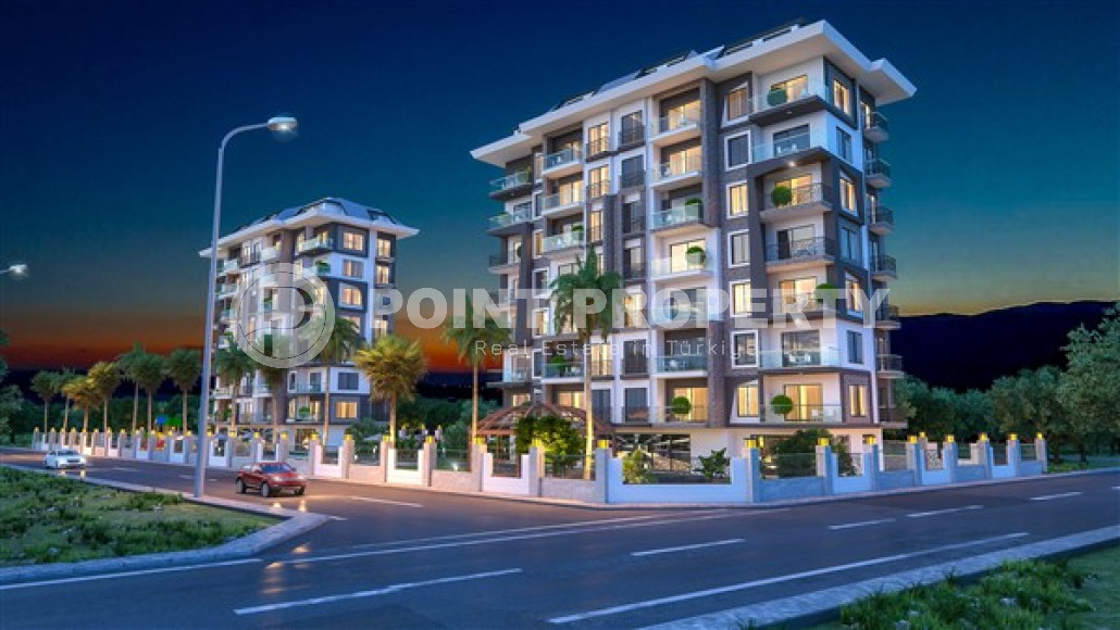 Апартаменты 1+1 с чистовой отделкой в 300 метрах от моря в экологически чистом районе Демирташ.-id-4368-фото-3