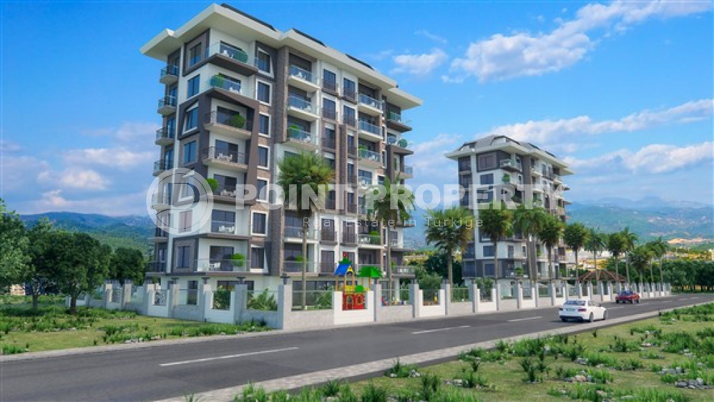 Апартаменты 1+1 с чистовой отделкой в 300 метрах от моря в экологически чистом районе Демирташ.-id-4368-фото-5