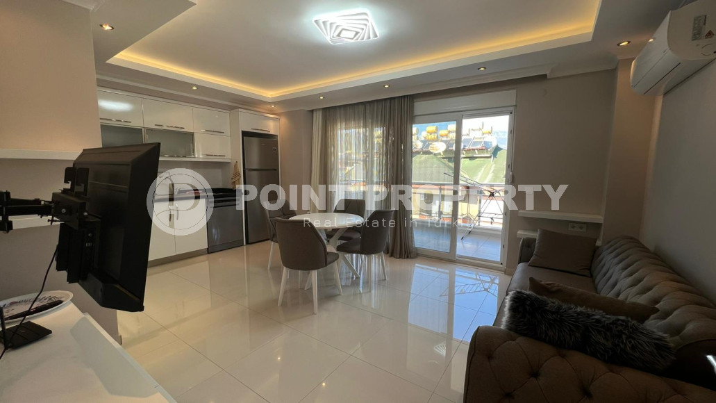 Трехкомнатная квартира с площадью 110 м2 укомплектованная мебелью, район Оба-id-4370-фото-2