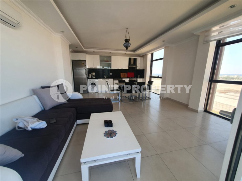 Furnished three-room apartment, 100m², with sea views in a luxury complex in Avsallar, Alanya-id-1362-photo-2