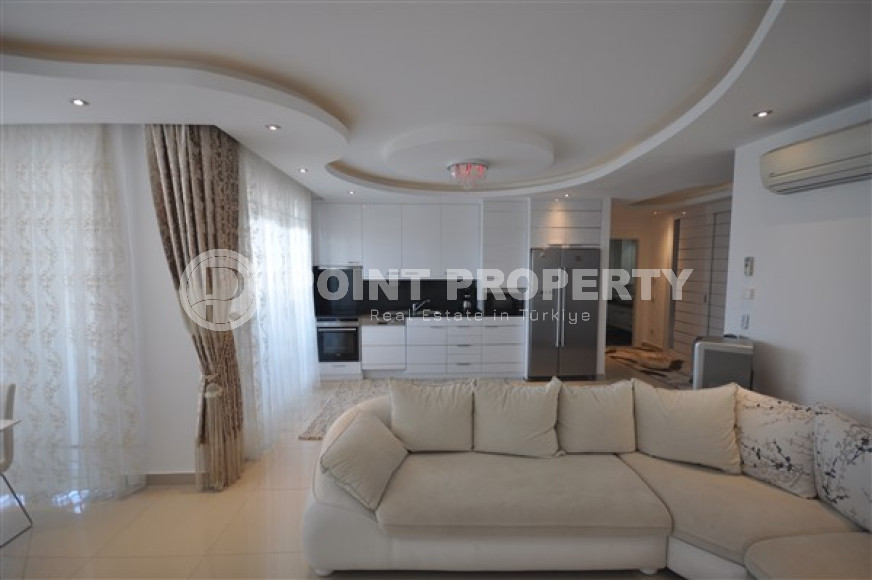 Видовой трёхкомнатный дуплекс с площадью 111 м2 в районе Тосмур-id-4374-фото-6