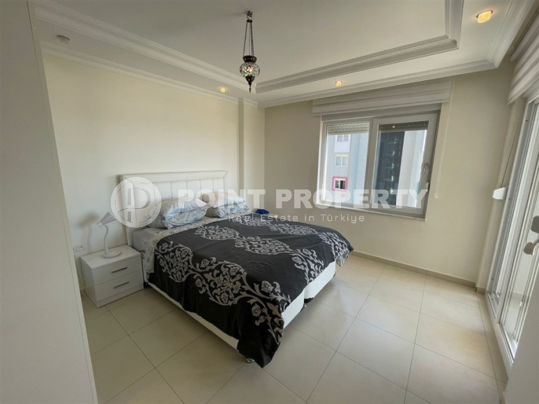 Furnished three-room apartment, 100m², with sea views in a luxury complex in Avsallar, Alanya-id-1362-photo-5