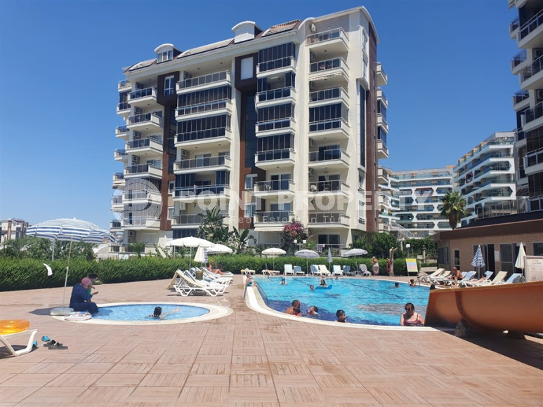Furnished three-room apartment, 100m², with sea views in a luxury complex in Avsallar, Alanya-id-1362-photo-17
