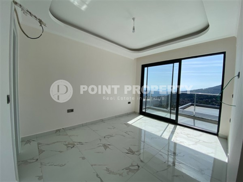 New two-storey 3+1 villa with luxurious panoramic sea views in the elite Bektash area of Alanya.-id-4382-photo-6