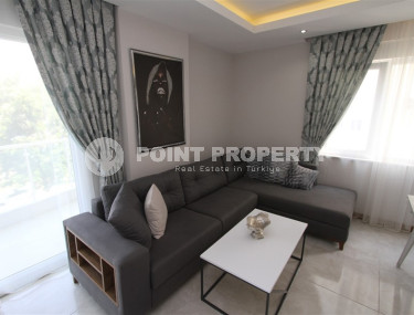 Готовая к проживанию, квартира с двумя спальнями, 110м², в 350м от моря в Махмутларе, Аланья-id-1363-фото-3