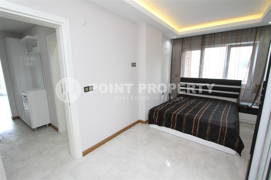 Готовая к проживанию, квартира с двумя спальнями, 110м², в 350м от моря в Махмутларе, Аланья-id-1363-фото-11