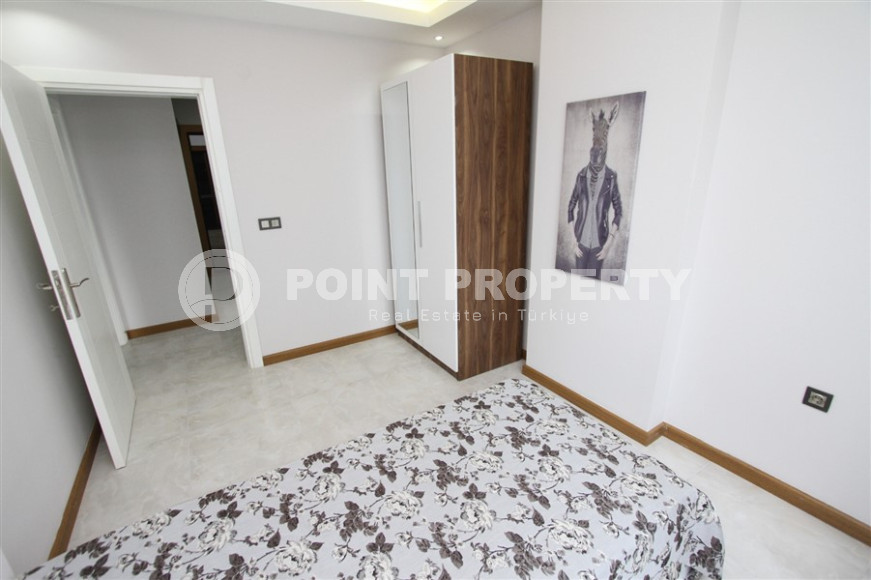 Готовая к проживанию, квартира с двумя спальнями, 110м², в 350м от моря в Махмутларе, Аланья-id-1363-фото-15