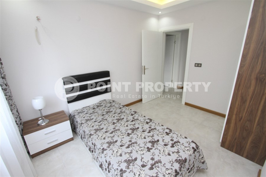 Готовая к проживанию, квартира с двумя спальнями, 110м², в 350м от моря в Махмутларе, Аланья-id-1363-фото-16