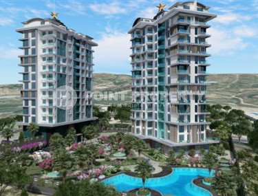 New and inexpensive apartment 51 m2 in a residence built in 2022, Mahmutlar district-id-4391-photo-1