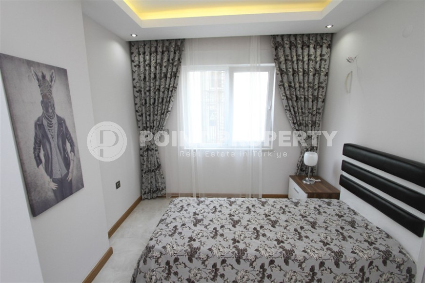 Готовая к проживанию, квартира с двумя спальнями, 110м², в 350м от моря в Махмутларе, Аланья-id-1363-фото-17