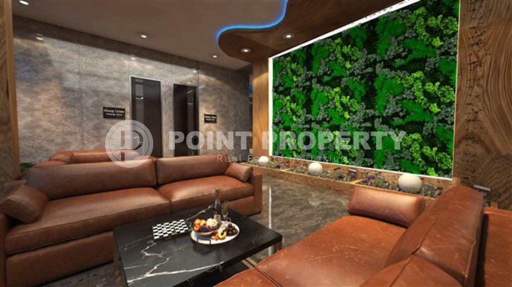 Penthouse with an area of 155 m2 in a residence under construction, Kestel district. Excellent infrastructure of the facility.-id-4397-photo-4