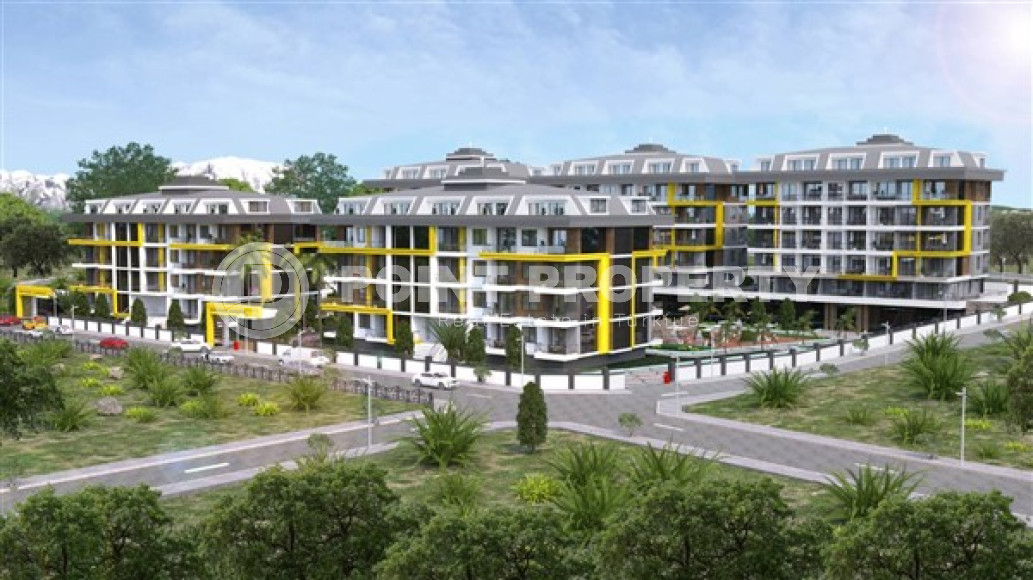 Penthouse with an area of 155 m2 in a residence under construction, Kestel district. Excellent infrastructure of the facility.-id-4397-photo-16