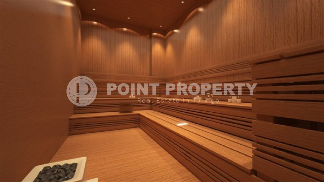 Penthouse with an area of 155 m2 in a residence under construction, Kestel district. Excellent infrastructure of the facility.-id-4397-photo-8