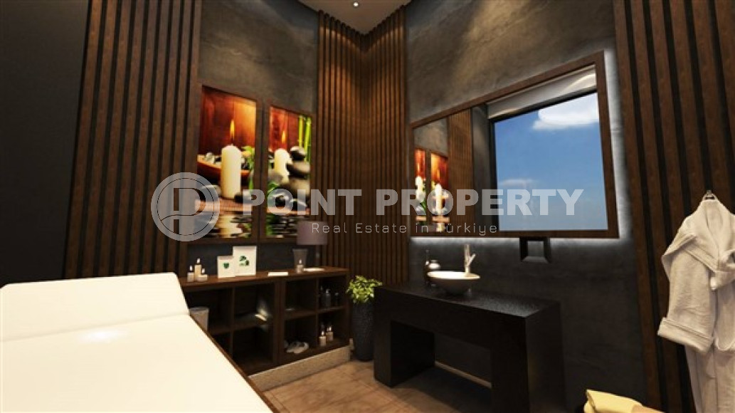 Penthouse with an area of 155 m2 in a residence under construction, Kestel district. Excellent infrastructure of the facility.-id-4397-photo-5