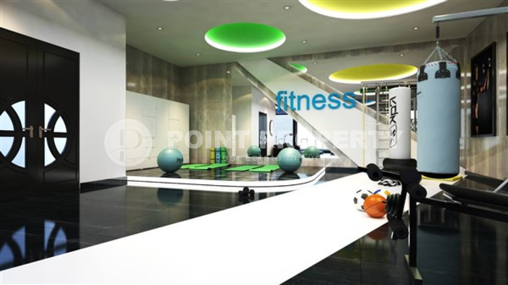 Penthouse with an area of 155 m2 in a residence under construction, Kestel district. Excellent infrastructure of the facility.-id-4397-photo-10