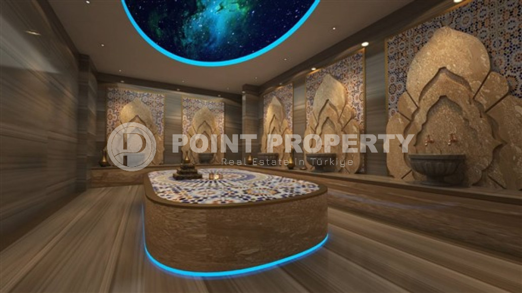 Penthouse with an area of 155 m2 in a residence under construction, Kestel district. Excellent infrastructure of the facility.-id-4397-photo-13