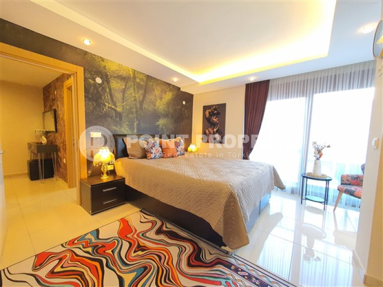 Квартира с двумя спальнями, 125м², с видом на горы в элитном комплексе в районе Алании – Джикджилли-id-2320-фото-4