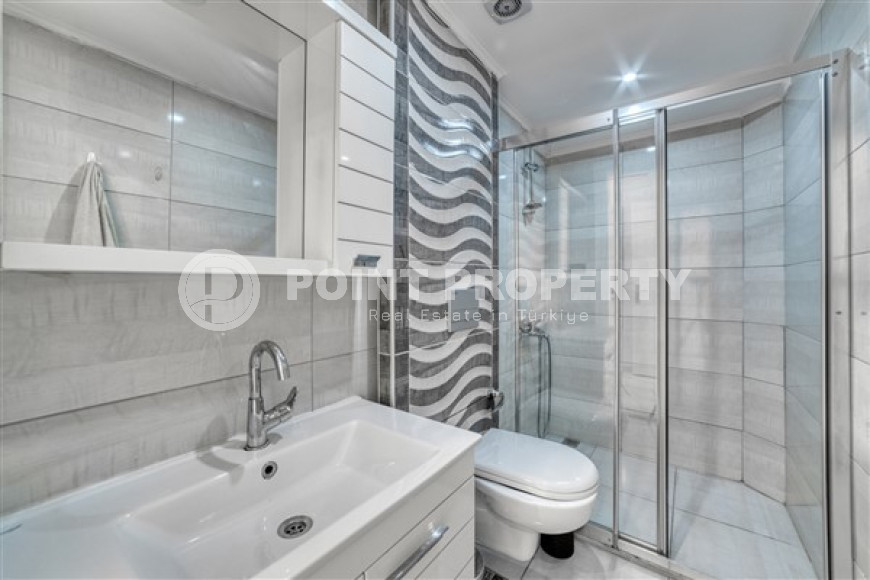 Стильные трёхкомнатные апартаменты с эксклюзивным дизайном в 150 метрах от моря, Аланья, Гуллер Пинари-id-4410-фото-8