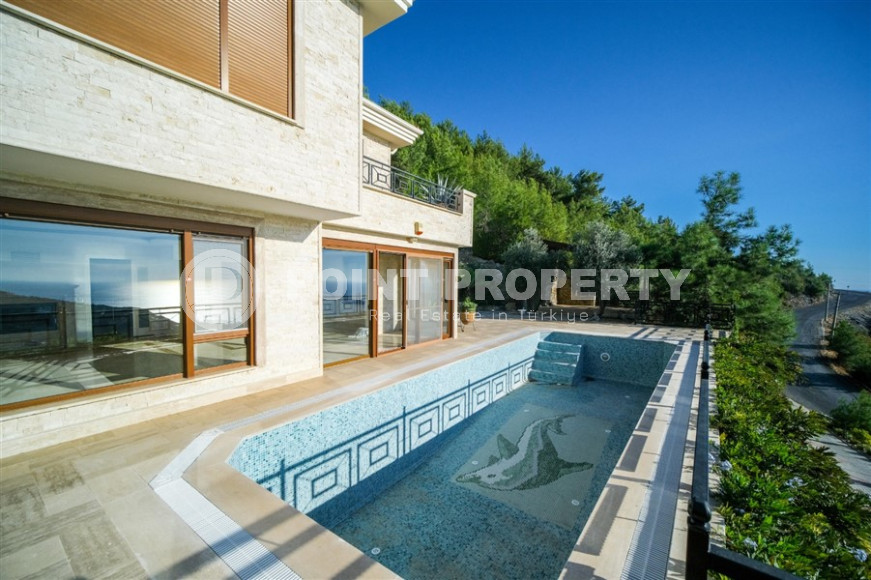 Роскошная вилла 5+1, площадью 280м² с личным бассейном в элитном горном районе Алании Бекташ-id-1366-фото-6