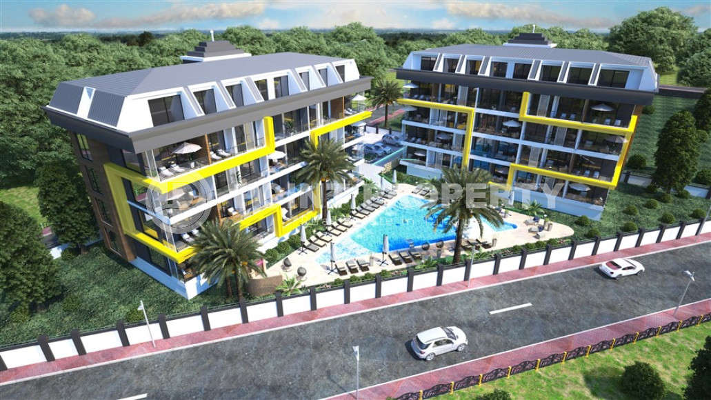 Дуплекс 2+1 на 5-м этаже с мансардой в новой резиденции на завершающем этапе строительства.-id-4417-фото-5