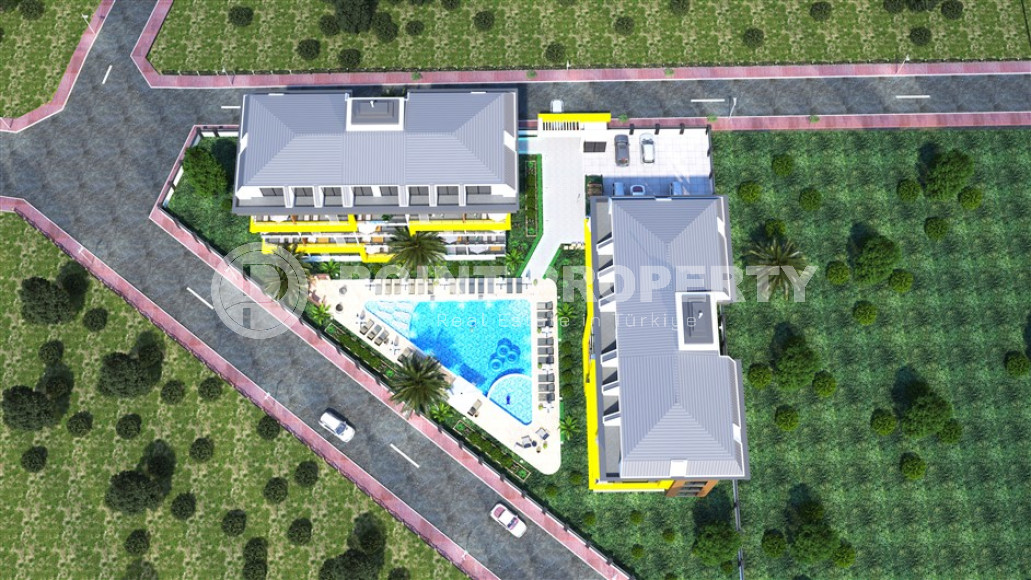 Дуплекс 2+1 на 5-м этаже с мансардой в новой резиденции на завершающем этапе строительства.-id-4417-фото-7