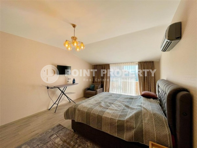 Стильная двухуровневая квартира 2+1 на 4-м этаже с мансардой с 350 метрах от пляжа в элитном районе Кестель.-id-4421-фото-7