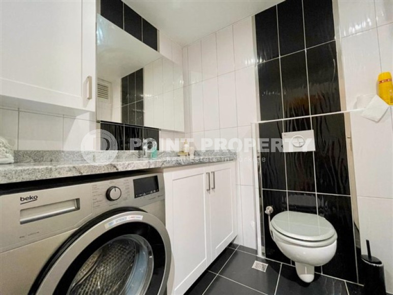 Стильная двухуровневая квартира 2+1 на 4-м этаже с мансардой с 350 метрах от пляжа в элитном районе Кестель.-id-4421-фото-11