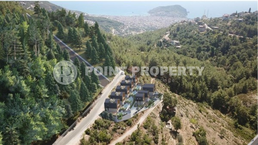 Новый проект - виллы на стадии строительства с собственными бассейнами в престижном экологически чистом районе Аланьи - Тепе.-id-4427-фото-15