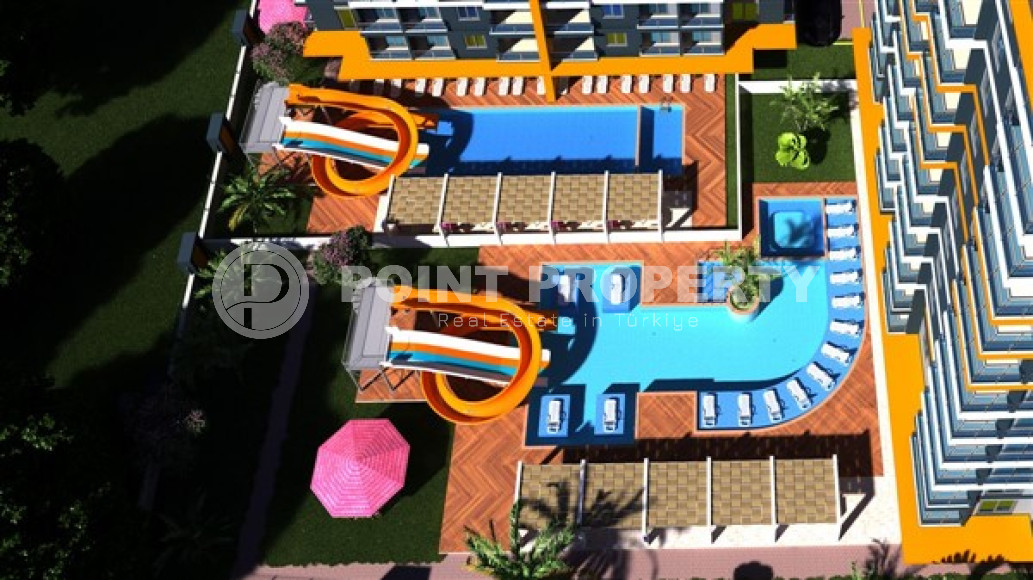 Modern 2+1 apartments in a complex under construction 150 meters from the sea, Mahmutlar district-id-4436-photo-6