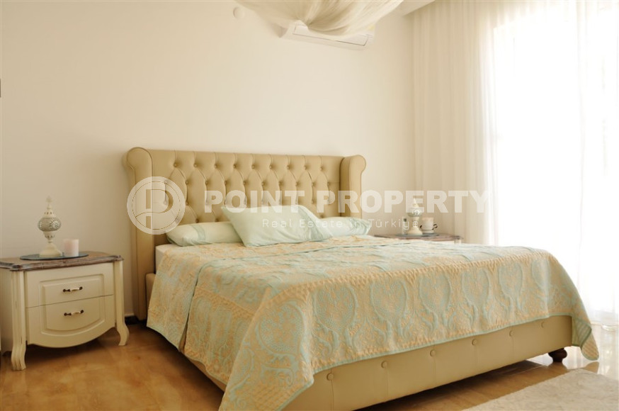 Уютная двухэтажная меблированная вилла с тремя спальнями, 200м² в районе Алании Конаклы.-id-1367-фото-11